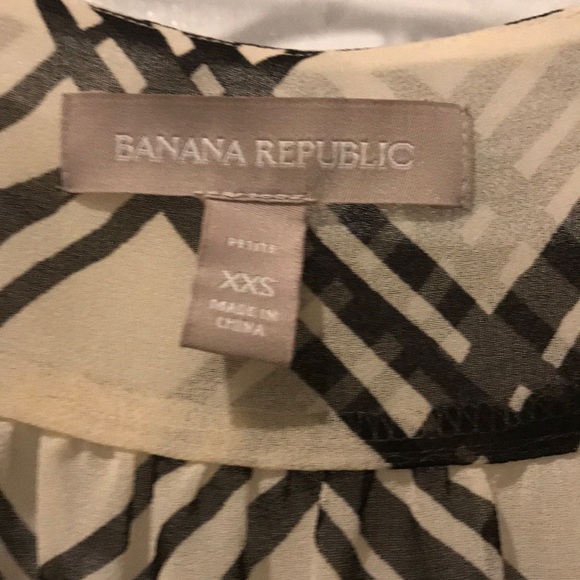 Banana Republic petite xxs sheer blouse - Picture 2 of 8